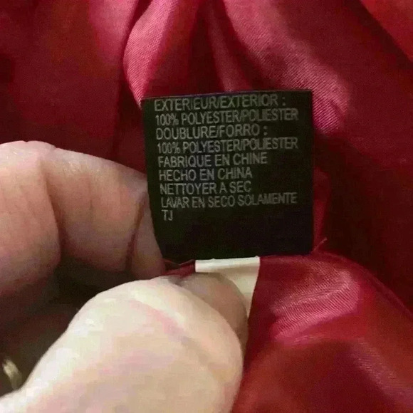 Tahari Arthur S.Levine women’s sheath red midi dress lined cap sleeves size 8 - Picture 5 of 7